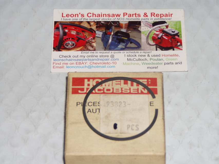 NOS HOMELITE CHAINSAW Piston Ring Part 01545  By 