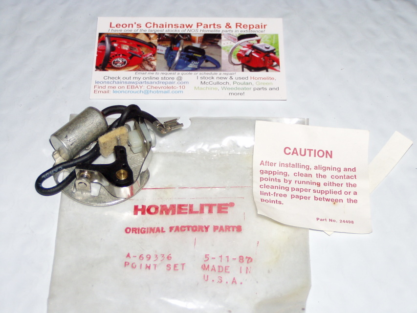 NOS Homelite chainsaw condenser 32091 homelite oem 