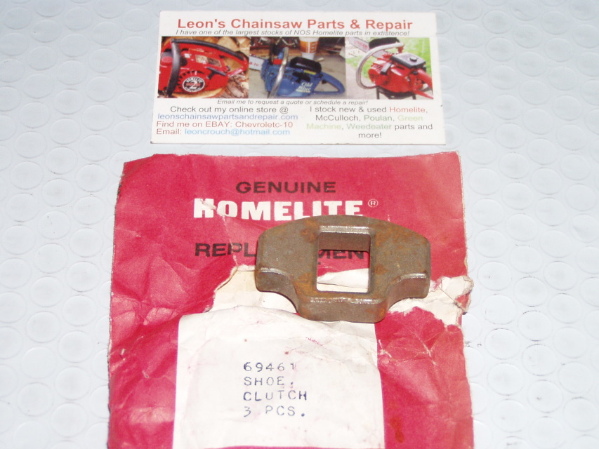 NOS OEM Homelite XL98 Super XL-12 Chain Saw Clutch Shoe 69461 