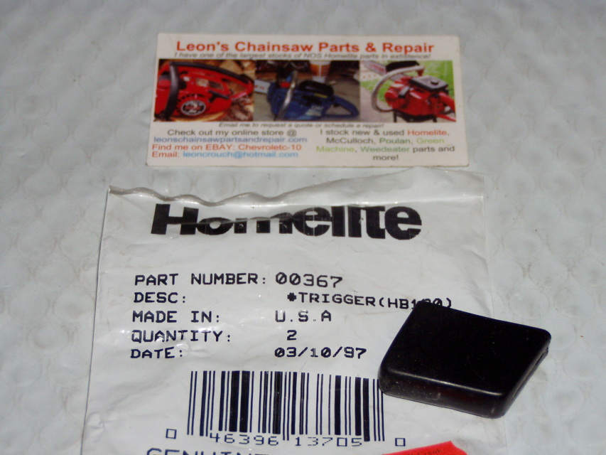 Homelite A-98133 Blower HB-280 HB-380 HB-480 HB-680 Air Filter Cover NOS OEM 