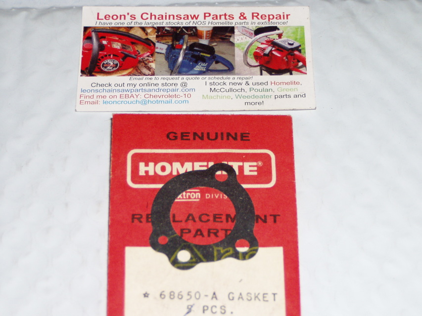 Homelite 68650-A Oil Pump Mounting Gasket 150 Chainsaw Automatic 